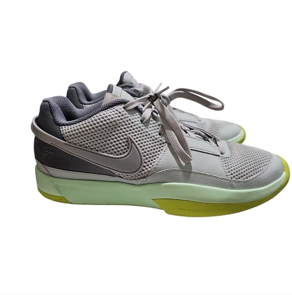 Nike Mens 12 Zoom Freak 4 Basketball Shoes Gray Green Giannis Zoom Air Court - Picture 4 of 7